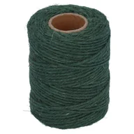 Inne mocowania - Suki Sznurek jutowy 2 mm x 50 m pleciony ciemnozielony - miniaturka - grafika 1