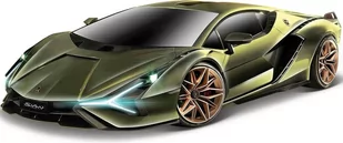 BBurago, Lamborghini SIAN FKP 37 matte green 1:24 Bburago - Samochody i pojazdy dla dzieci - miniaturka - grafika 1