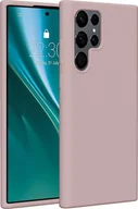 Etui i futerały do telefonów - Etteri Nakładka Etteri Silicone Case do Samsung Galaxy S22 Ultra jasnoróżowa - miniaturka - grafika 1