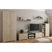 Zestawy mebli dla dzieci - Zestaw mebli do salonu z szafą dąb sonoma N1-M90 - miniaturka - grafika 1