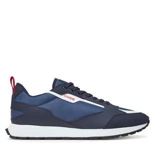 Sneakersy HUGO Icelin 50536568 Granatowy - Sneakersy męskie - miniaturka - grafika 1