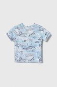 Koszulki dla chłopców - Jamiks t-shirt kąpielowy dziecięcy kolor niebieski - miniaturka - grafika 1