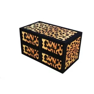 Pudełko kartonowe 4 szuflady poziome STYL ZEBRA - Pudła i pojemniki do przechowywania - miniaturka - grafika 1