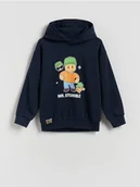 Bluzy dla chłopców - Reserved - Bluza z kapturem Stumble Guys - granatowy - miniaturka - grafika 1
