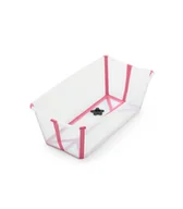 Wanienki dla dzieci - Stokke Wanienka FLEXI BATH transparent PINK - miniaturka - grafika 1