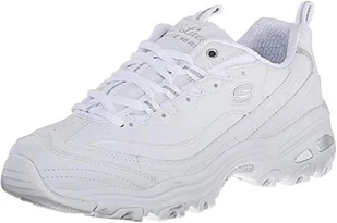 Skechers Damskie trampki D'Lites - Fresh Start Fashion Sneaker, biały, srebrny - 42 EU - Trampki damskie - miniaturka - grafika 1