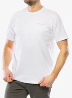 Koszulki i topy damskie - Koszulka z nadrukiem Columbia Explorers Canyon Back S/S Tee - white/bearly tribe - miniaturka - grafika 1