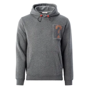 Męska Bluza GUESS ERMES HOODIE FLEECE M2BQ20KBD10-MCH – Szary - Bluzy męskie - miniaturka - grafika 1