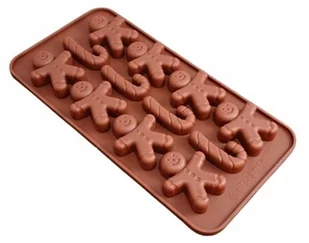 FORMA SILIKONOWA DO CZEKOLADY GALARETEK ŚWIĘTA PIERNIKOWY LUDZIK LASKA WOSK - Formy do ciast FORMA SILIKONOWA DO CZEKOLADY GALARETEK ŚWIĘTA PIERNIKOWY LUDZIK LASKA WOSK - Formy do ciast - miniaturka - grafika 1