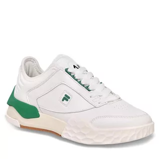 Półbuty męskie - Sneakersy Fila Modern T '23 FFM0216.13063 White/Verdant Green - grafika 1