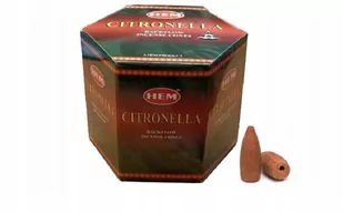 Kadzidełka cofające CITRONELLA HEM 40 szt - Kadzidła i dodatki - miniaturka - grafika 1