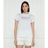Koszulki i topy damskie - Armani Exchange T-shirt Regular Fit - miniaturka - grafika 1