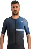 Koszulki rowerowe - Sportful Bomber Jersey Men, czarny/niebieski L 2022 Koszulki kolarskie - miniaturka - grafika 1