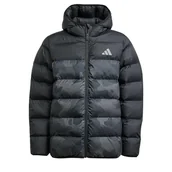Kurtki i płaszcze dla chłopców - adidas Uniseks - dzieci SYNTHETIC DOWN ALLOVER PRINT JACKET, Black, 15-16 Years - miniaturka - grafika 1