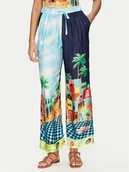 Spodnie damskie - Seafolly Spodnie materiałowe Cuba 55441-PA Kolorowy Relaxed Fit - miniaturka - grafika 1