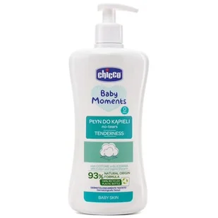 Chicco PŁYN DO KĄPIELI TENDERNESS 500 ML 0 M+ Baby Moments TOW018715 - Kosmetyki kąpielowe dla dzieci - miniaturka - grafika 1