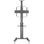 Uchwyty do telewizora - Stojak podłogowy GEMBIRD do TV 37-70 TVS-70T-02 Czarny - miniaturka - grafika 1