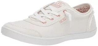 Trampki damskie - Skechers Bobs B Cute, trampki damskie, Płótno białe, 39.5 EU - grafika 1