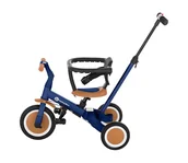 Rowerki biegowe - PETITE&MARS - Dziecięcy rowerek trójkołowy 5w1 TURBO Enigmatic Blue - miniaturka - grafika 1