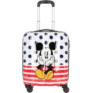 Walizki - American Tourister Disney Legends Walizka kabinowa na 4 kółkach 55 cm mickey-blue-dots 92699-9072 - miniaturka - grafika 1