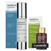 Kremy do twarzy - SesDerma Hidraderm Hyal + Factor G - Rejuvenating Serum ZESTAW Krem do twarzy 50 ml + Serum z pęcherzykami lipidowymi 30 ml - miniaturka - grafika 1