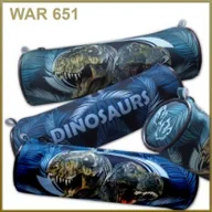 Piórniki - Warta Piórnik tuba 1 zamek Dinosaurs WAR-651 - miniaturka - grafika 1