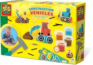 Masy plastyczne - SES Creative Masa plastyczna samochody budowlane SES 1004385 - miniaturka - grafika 1