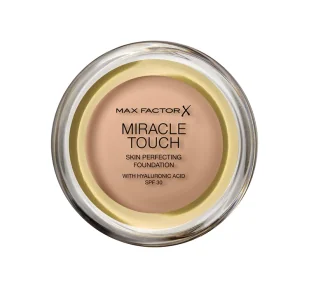 Max Factor Miracle Touch Foundation podkład z kwasem hialuronowym dla gładkiej i równomiernej skóry, 1 opakowanie (1 x 12 g) - Pudry do twarzy - miniaturka - grafika 2