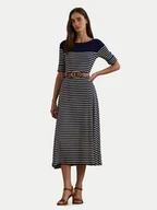 Sukienki - LAUREN RALPH LAUREN Sukienka codzienna 250957728002 Granatowy Regular Fit - miniaturka - grafika 1
