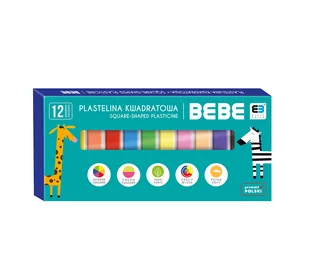 NOSTER Plastelina 12 kolorów B&amp;B Kids - Artykuły biurowe - miniaturka - grafika 2