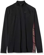 Bluzy damskie - Nike W NP WM NEREIDS GRX HZ bluza damska, czarna/szara, XL - miniaturka - grafika 1