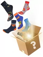 Skarpetki dla dzieci - Twisted Sock Box Paczka 10 PAR skarpet dla chłopca - skarpety niespodzianka, super cena - miniaturka - grafika 1