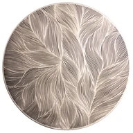 Obrusy i serwetki - Podkładka Nami okrągła 38 cm czarno-srebrny - miniaturka - grafika 1