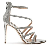 Sandały damskie - Sandały Steve Madden Beamish Sandal SM11002585-751 Srebrny - miniaturka - grafika 1