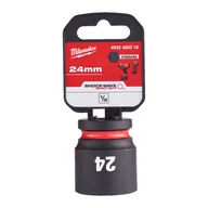 Bity - Nasadka udarowa 1/2 krótka 24 mm MILWAUKEE - miniaturka - grafika 1