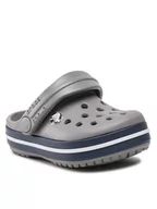 Buty dla chłopców - Crocs Klapki Crocband Clog T 207005 Szary - miniaturka - grafika 1