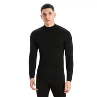 Bielizna sportowa męska - Męska koszulka termoaktywna Icebreaker Merino 260 Tech Long Sleeve Turtleneck black - S - miniaturka - grafika 1