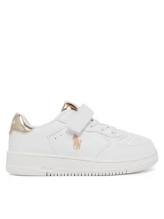 Polo Ralph Lauren Sneakersy Masters Court PS RL01244100 Biały - Buty dla dziewczynek - miniaturka - grafika 1