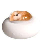 Wyposażenie pokoiku dziecięcego - Silikonowa Lampka Nocna Z Pieskiem Ufo - miniaturka - grafika 1