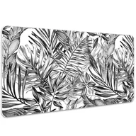 Podkładki na biurko - Mata z nadrukiem na biurko Szkic monstera 100x50 cm, Dywanomat - miniaturka - grafika 1