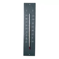 Termometry domowe - Esschert Design Wiszący zewnętrzny termometr z łupku Plain, 45x10 cm - miniaturka - grafika 1