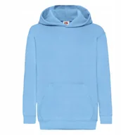 Bluzy dla dziewczynek - Bluza Dziecięca Z Kapturem Hooded Sweat New Sky Blue r. 7-8(128) - miniaturka - grafika 1