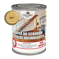 Farby i impregnaty do drewna - Colorit Drewno Lakier do schodów i podłóg drewnianych Bezbarwny mat 0,75 l - miniaturka - grafika 1