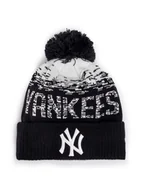 Czapki damskie - New Era Czapka Mlb Sport Knit Neyy 80536115 Granatowy - miniaturka - grafika 1