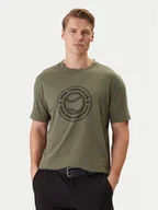 Koszulki męskie - BOSS T-Shirt Ts_Join Logo 50553648 Khaki Regular Fit - miniaturka - grafika 1