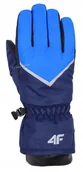 Rękawiczki dla dzieci - 4F JUNIORSKIE RĘKAWICE NARCIARSKIE ZIMOWE / rozm S - miniaturka - grafika 1