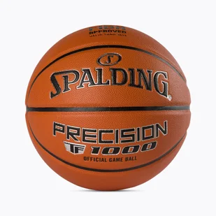 Piłka do koszykówki Spalding TF-1000 Precision Logo FIBA pomarańczowa rozmiar 7 - Koszykówka - miniaturka - grafika 1