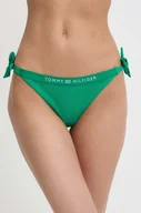 Stroje kąpielowe - Tommy Hilfiger figi kąpielowe kolor zielony UW0UW05260 - miniaturka - grafika 1