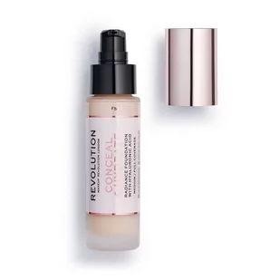 Makeup Revolution Conceal & Hydrate lekki nawilżający podkład odcień F5 23 ml - Podkłady do twarzy - miniaturka - grafika 1