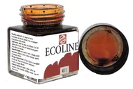 Farby i media malarskie - Talens Ecoline Farba Akwarel Płynna 411 BurnSienna - miniaturka - grafika 1